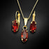 Комплект "Enigma (Scarlet)" с кристаллами Swarovski™
